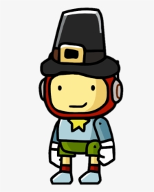 Scribblenauts Maxwell With Pilgrim Hat Clip Arts - Maxwell Scribblenauts Png, Transparent Png, Transparent PNG
