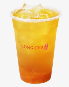 Fresh Mango Green Tea From Gong Cha Usa Manhattan New - 貢 茶, HD Png Download, Transparent PNG