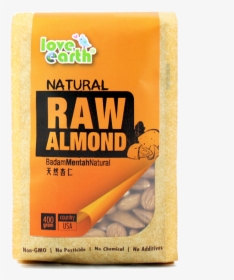 Le Natural Almond500 - Love Earth Natural Raw Almond 400g, HD Png Download, Transparent PNG