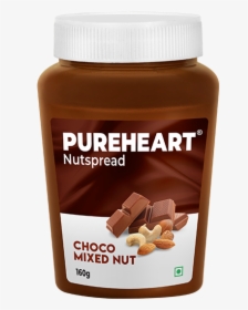 Choco Cashew Spread, Choco Badam Spread, Creamy Cashew - Pure Heart Chocolate Spread, HD Png Download, Transparent PNG