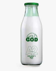 Organic Gir Cow Milk, Organic Gir Cow Ghee, Goodness - Glass Bottle, HD Png Download, Transparent PNG