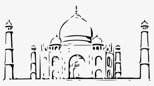 Taj Mahal Vector, Taj Mahal, Taj, Mahal, Agra, Up - Taj Mahal Vector Png, Transparent Png, Transparent PNG