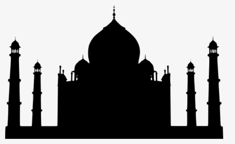 Taj, Mahal, Silhouette, Mughal, India, Agra, Indian - Taj Mahal Silhouette Png, Transparent Png, Transparent PNG