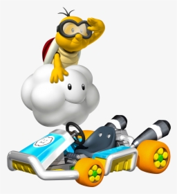 Transparent Mario Kart Clipart - Mario Kart 7 Lakitu, HD Png Download, Transparent PNG