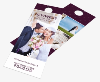 Newly Weds Door Hanger Template Preview - Flyer, HD Png Download, Transparent PNG