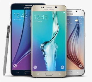 Transparent Samsung Png - Samsung Galaxy S6 Edge Plus Black Sapphire, Png Download, Transparent PNG