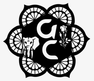 Ganesh Cartel Logo Small Black@0 - Mandala Vector Png, Transparent Png, Transparent PNG