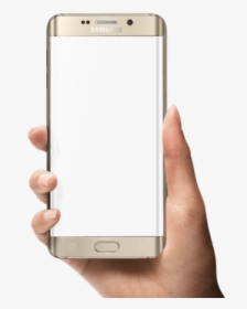 Samsung Mobile Phone Clipart Frame Png - Hand Transparent Mobile Frame Png, Png Download, Transparent PNG