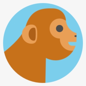 Langur Monkeys In Co-existence With Humans - Circle Animals Vector Png, Transparent Png, Transparent PNG