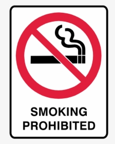 Prohibited Sign Png - No Smoking In Area, Transparent Png, Transparent PNG