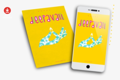 Free Deepavali Greeting Card Design - Smartphone, HD Png Download, Transparent PNG
