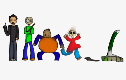 Baldi Basics All Characters transparent background PNG clipart