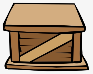 Wooden Club Penguin Wiki - Crate Clipart Png, Transparent Png, Transparent PNG