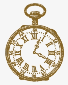 Analog Watch,watch,pocket Watch,clock - Free Pocket Watch Clipart, HD Png Download, Transparent PNG