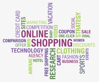 Online Shopping Word Png, Transparent Png, Transparent PNG