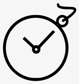 Pocket Watch - Brain Timer Icon Png, Transparent Png, Transparent PNG