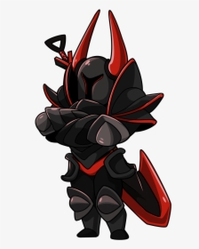 Black Knight, Hat Knight And King Knight From Shovel - Black Knight Shovel Knight, HD Png Download, Transparent PNG