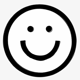 Smile Emoji Black And White - Stick Figure Happy Face, HD Png Download, Transparent PNG