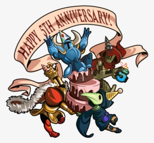 Shovel Knight 5th Anniversary, HD Png Download, Transparent PNG