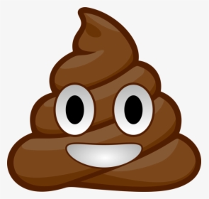 Poo Face Emoji Cutouts - Poop Emoji, HD Png Download, Transparent PNG