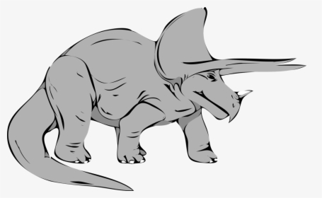 Transparent Dinosaur Clipart Png - Triceratops Clip Art, Png Download, Transparent PNG