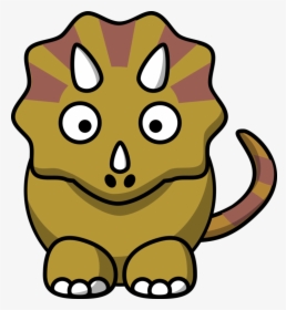 Wildlife,toad,carnivoran - Cartoon Triceratops, HD Png Download, Transparent PNG