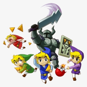 Zelda Four Swords Artwork, HD Png Download, Transparent PNG