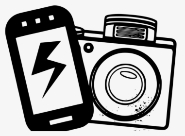 Camera Outline Png - Phone Camera Clip Art, Transparent Png, Transparent PNG