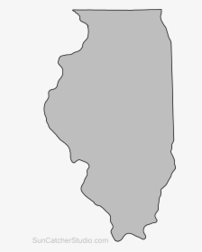 Illinois Map Outline, HD Png Download, Transparent PNG