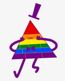 At Bigel And Constructing The Bioqueer Base Spoopydraggon - Gay Pride Bill Cipher, HD Png Download, Transparent PNG