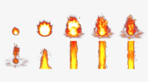 Sprite Fire Animaatio Gamemaker - Fire Sprites Png, Transparent Png, Transparent PNG
