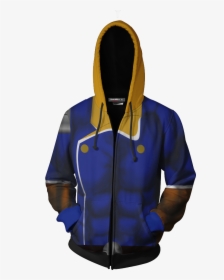 Captain Falcon Cosplay Zip Up Hoodie Jacket - Shazam Hoodie, HD Png Download, Transparent PNG