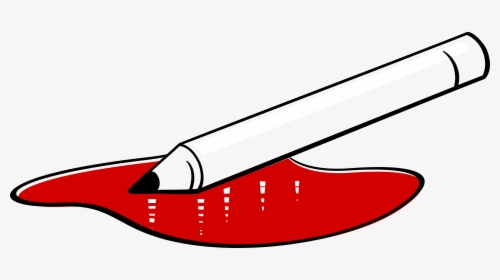 Blood Puddle Png Www - Pencil With Blood, Transparent Png, Transparent PNG