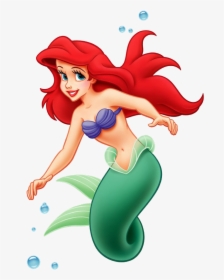 Mermaid Ariel Png - Cartoon Ariel Little Mermaid, Transparent Png, Transparent PNG