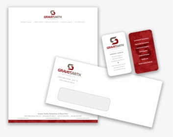 Image Of Printed Business Cards, Envelopes And Letterheads - Label, HD Png Download, Transparent PNG