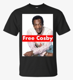 Free Bill Cosby Shirt Cotton T Shirt Black S   Class - Fendi White T Shirt, HD Png Download, Transparent PNG