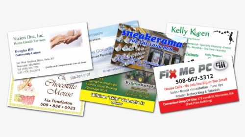 Sample Business Card Designs - Flyer, HD Png Download, Transparent PNG