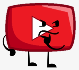 Png Youtube Play Button - Bfdi Object Show Characters, Transparent Png, Transparent PNG
