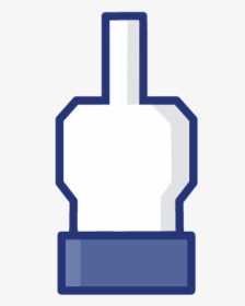 Youtube Like Button Png - Facebook Like Button, Transparent Png, Transparent PNG