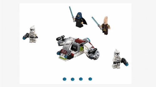 Lego Star Wars Jedi And Clone Trooper Battle Pack 75206, HD Png Download, Transparent PNG