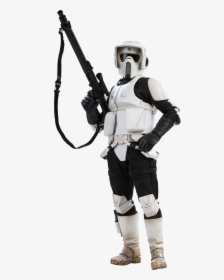 Scout Trooper Sixth Scale Figure - Star Wars Scout Trooper Png, Transparent Png, Transparent PNG