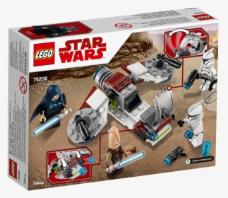 Transparent Star Wars Clone Trooper Png - Lego Star Wars 75206, Png Download, Transparent PNG