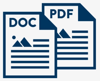 Word To Pdf Icon - Graphic Design, HD Png Download, Transparent PNG