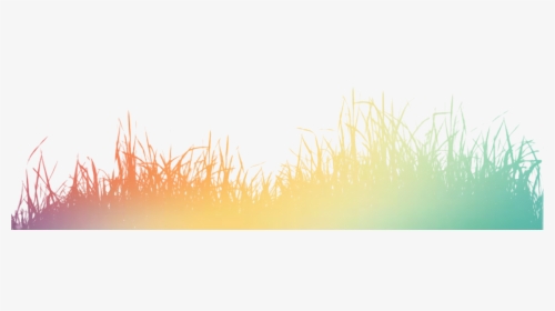 Color Grass Silhouette Png Download - Grass, Transparent Png, Transparent PNG