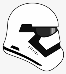 First Order Stormtrooper Helmet Png - First Order Stormtrooper Helmet Drawing, Transparent Png, Transparent PNG