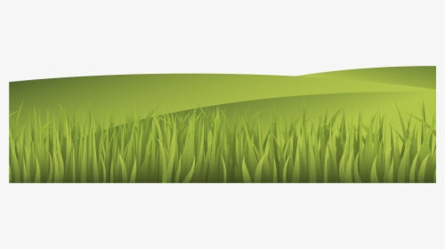 Vector Illustration Grass Landscape Png Download - Paddy Field, Transparent Png, Transparent PNG