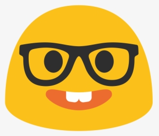 File - Emoji U1f913 - Svg - Emoji Nerd , Png Download - Transparent Background Nerd Emoji, Png Download, Transparent PNG