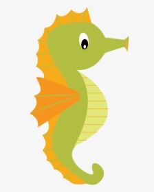 Seahorse Vector Dxf - Transparent Background Seahorse Clipart, HD Png Download, Transparent PNG