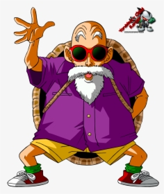 Provides Comic Relief - Master Roshi And Grandpa Gohan, HD Png Download, Transparent PNG