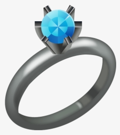 Wedding Ring Emoji Png, Transparent Png, Transparent PNG